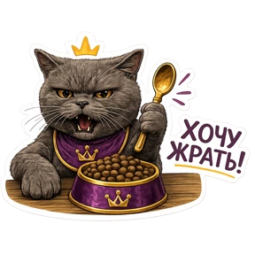 Котики — стикер для MAX