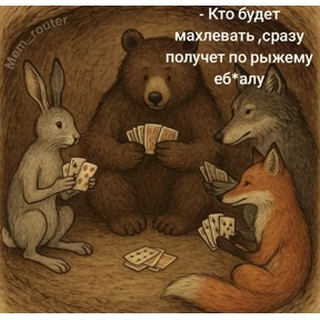 Работаработа перейди на Федота — стикер для MAX