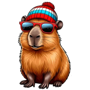 @VikGoldFish_Capybara 2 — стикер для MAX