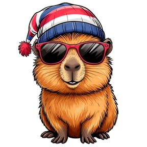 @VikGoldFish_Capybara 2 — стикер для MAX