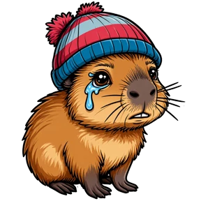 @VikGoldFish_Capybara 2 — стикер для MAX
