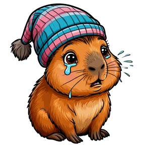 @VikGoldFish_Capybara 2 — стикер для MAX