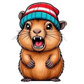 @VikGoldFish_Capybara 2 — стикер для MAX
