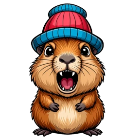 @VikGoldFish_Capybara 2 — стикер для MAX