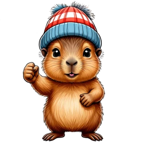 @VikGoldFish_Capybara 2 — стикер для MAX