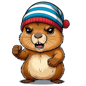 @VikGoldFish_Capybara 2 — стикер для MAX