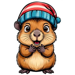 @VikGoldFish_Capybara 2 — стикер для MAX