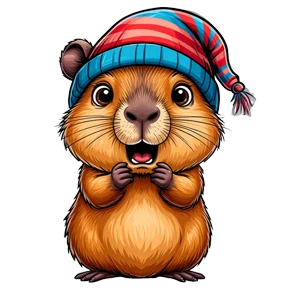 @VikGoldFish_Capybara 2 — стикер для MAX