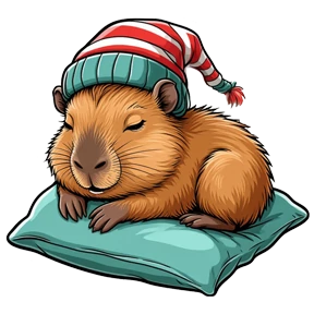 @VikGoldFish_Capybara 2 — стикер для MAX