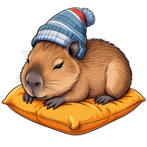 @VikGoldFish_Capybara 2 — стикер для MAX