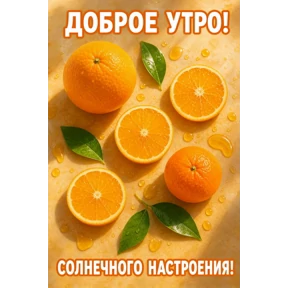 Доброе утро — стикер для MAX