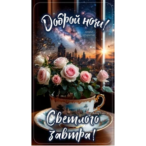 Пожелания хорошего дня — стикер для MAX