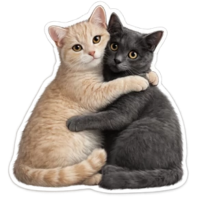 Котики — стикер для MAX