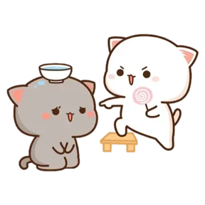 peach cats — стикер для MAX