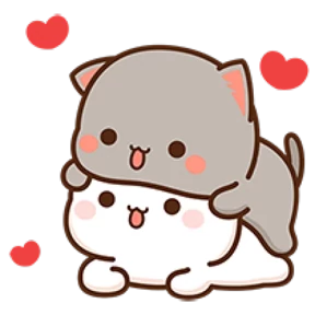 peach cats — стикер для MAX
