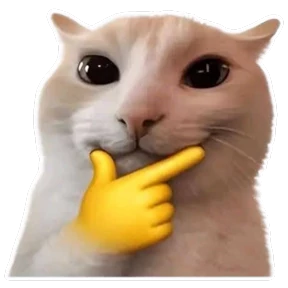 Стикер 1 из набора Goofy cat