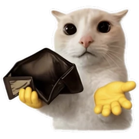 Стикер 4 из набора Goofy cat