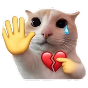 Стикер 5 из набора Goofy cat