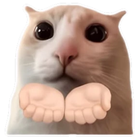Стикер 7 из набора Goofy cat