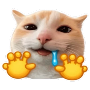 Стикер 8 из набора Goofy cat
