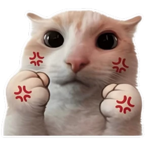 Стикер 10 из набора Goofy cat