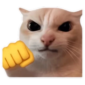 Стикер 12 из набора Goofy cat