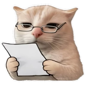 Стикер 13 из набора Goofy cat