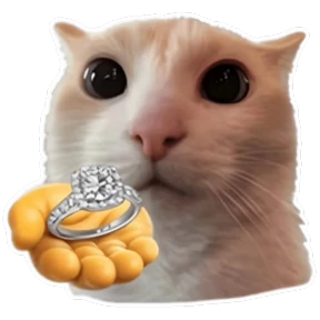 Стикер 16 из набора Goofy cat