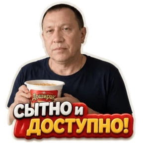 Ужин — стикер для MAX
