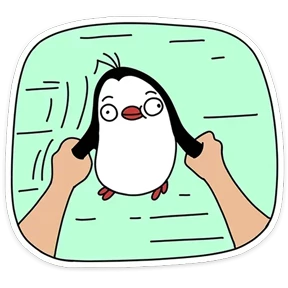 Пинг — стикер для MAX