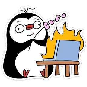 Пинг — стикер для MAX