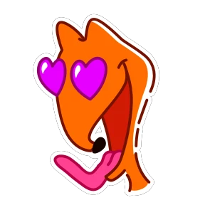 High Fox — стикер для MAX