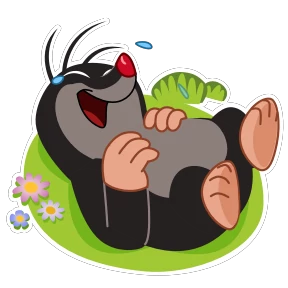 Little Mole — стикер для MAX