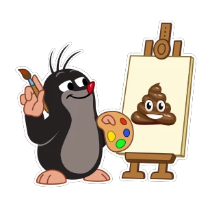 Little Mole — стикер для MAX