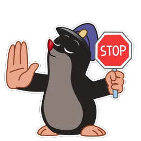 Little Mole — стикер для MAX