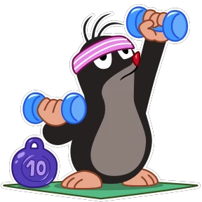 Little Mole — стикер для MAX