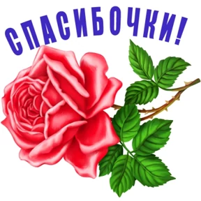 Спасибо — стикер для MAX