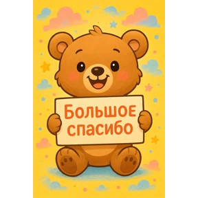 Спасибо — стикер для MAX