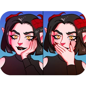 Асмодея — стикер для MAX