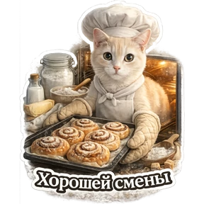 Котики — стикер для MAX