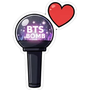 Bomb BTS — стикер для MAX