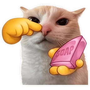 Стикер 25 из набора Goofy cat