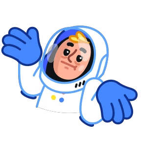 Astro Nate by @MaaxTGbot — стикер для MAX