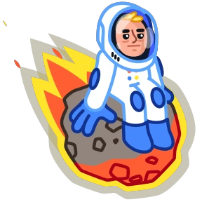 Astro Nate by @MaaxTGbot — стикер для MAX