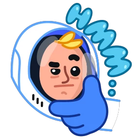 Astro Nate by @MaaxTGbot — стикер для MAX