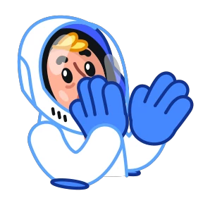 Astro Nate by @MaaxTGbot — стикер для MAX