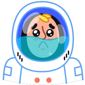 Astro Nate by @MaaxTGbot — стикер для MAX