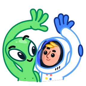 Astro Nate by @MaaxTGbot — стикер для MAX