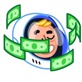 Astro Nate by @MaaxTGbot — стикер для MAX