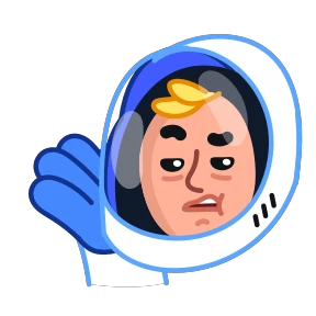 Astro Nate by @MaaxTGbot — стикер для MAX